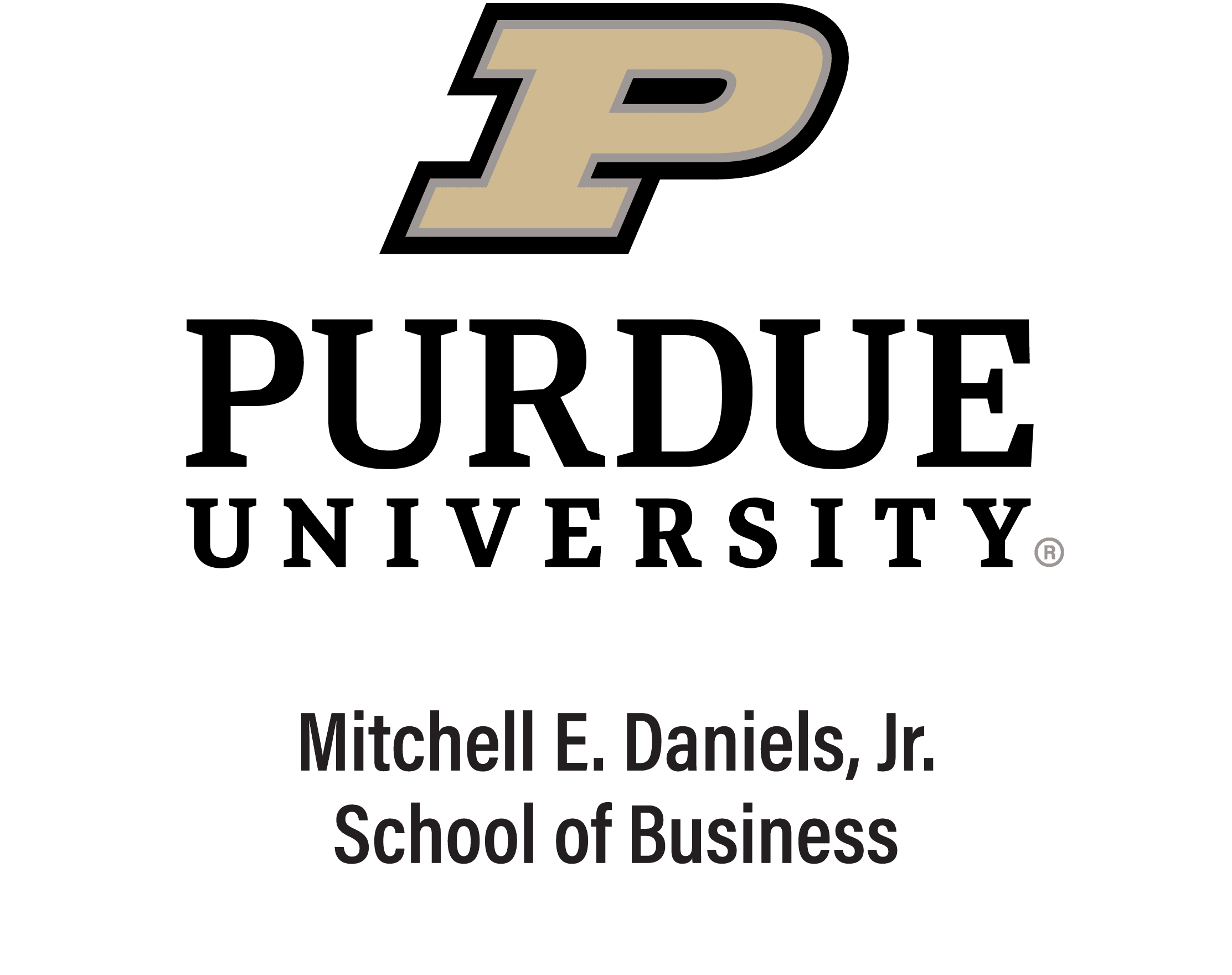 Purdue University Mitchell E. Daniels, Jr. School of Business logo